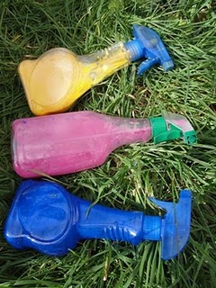 DIY Toddler Spray Paint