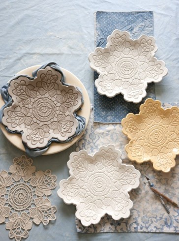 lace pottery
