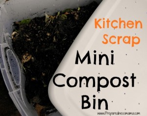 How to make a mini compost bin
