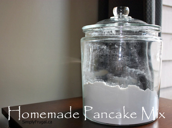 Homemade pancake mix recipe