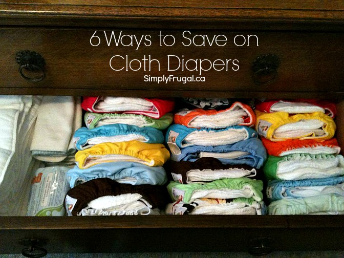 Ways to save on cloth diapers