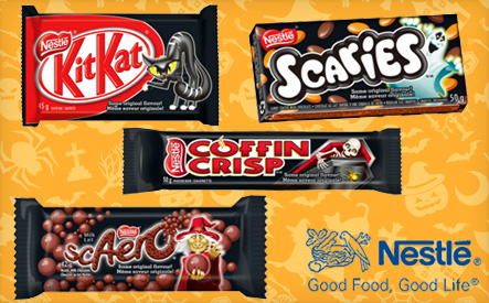 WagJag - 48 Full Size Nestle Halloween Chocolate Bars only $36