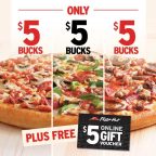 Pizza Hut Canada: 5 Bucks Pizza is Back