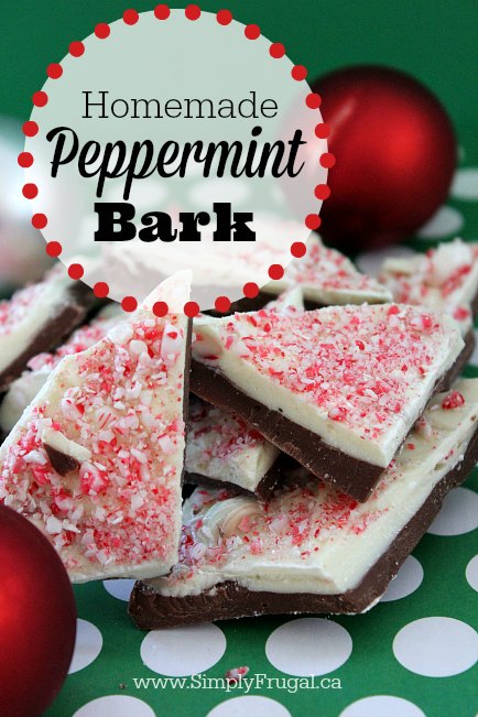 homemade peppermint bark