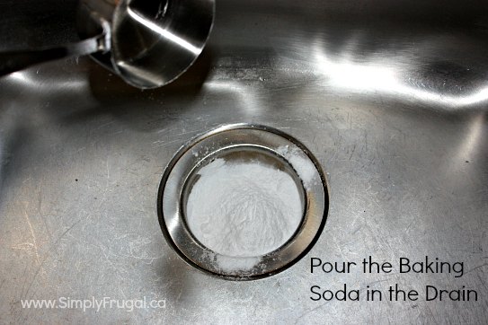 drain baking soda