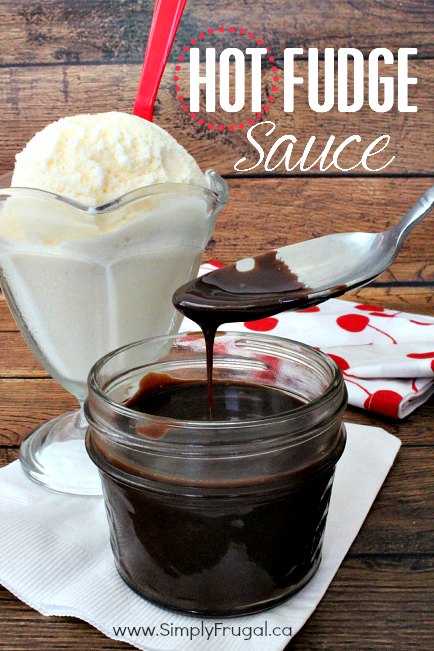 Smooth, velvety, and lick your lips delicious, this Homemade Hot Fudge Sauce is the perfect topping for ice cream. You'll never buy store bought hot fudge again! 