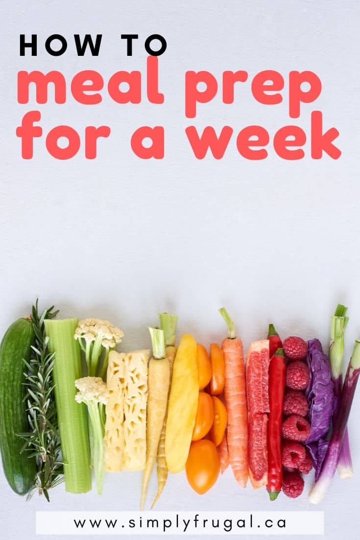 How to Meal Prep for a Week