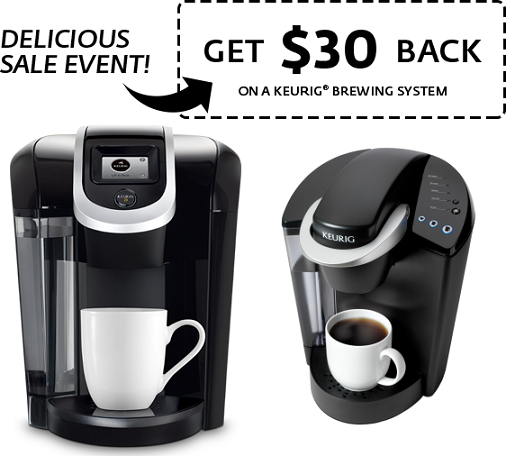 Keurig Canada 30 Mail In Rebate Offer