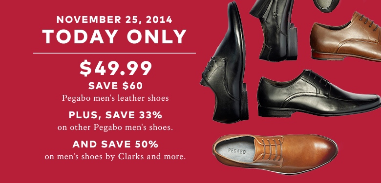 Hudson's Bay: Save up to 50% off Men's Shoes