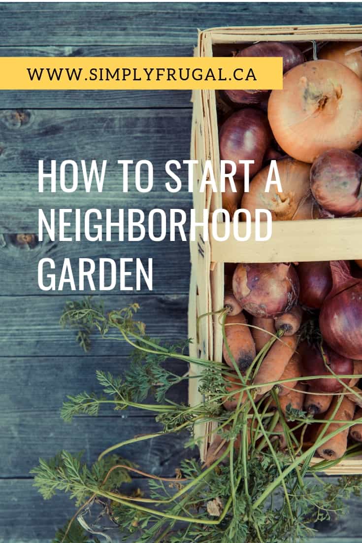 How to Start a Neighborhood Garden- If you're longing for a garden but are limited on yard space, a neighborhood garden may be a perfect solution for you!