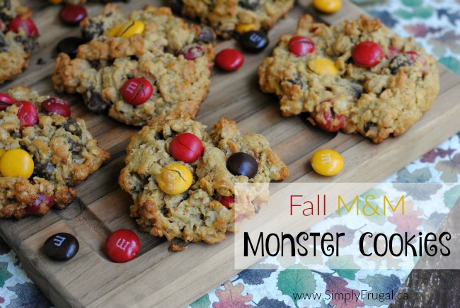 M&M Monster Cookies
