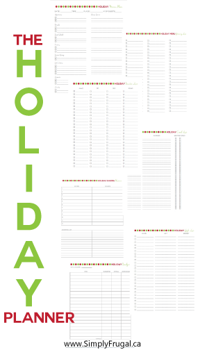 Are you tired of the holiday chaos? I came up with a holiday planner that will help keep me and you on track and in charge of our holidays, instead of the holidays taking charge of us!
