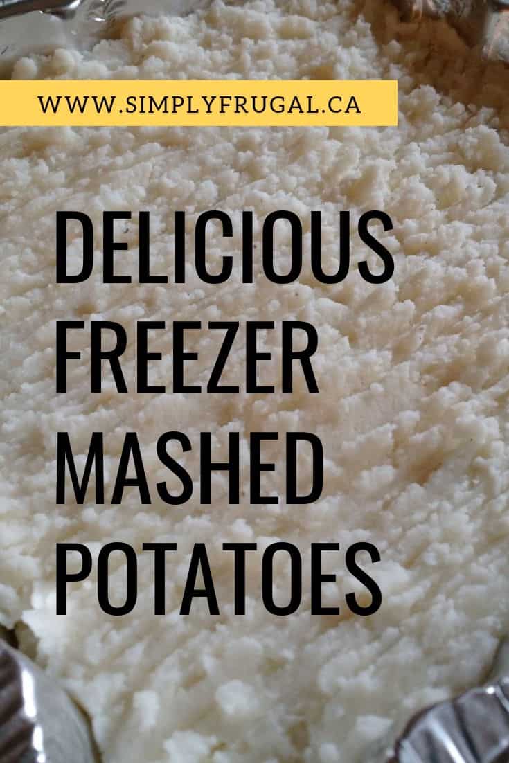 You have got to try these delicious freezer mashed potatoes! They are so so good!