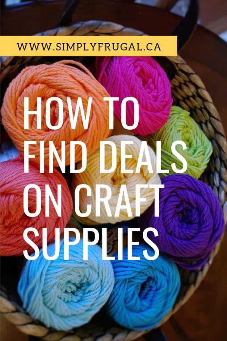 How to Find Deals on Craft Supplies