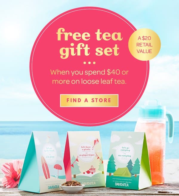 DAVIDs Tea Free Tea Gift Set with Purchase