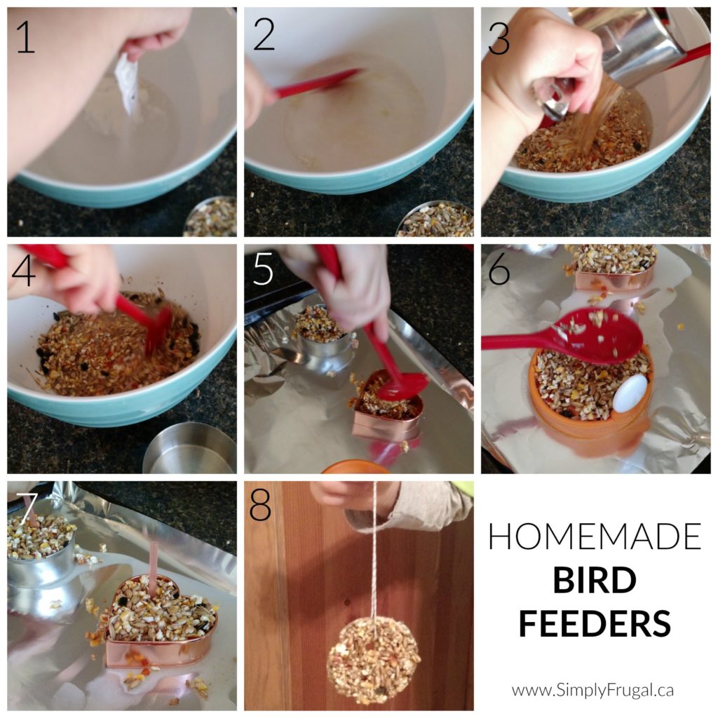 You will have so much fun putting these simple Homemade Bird Feeders together! 