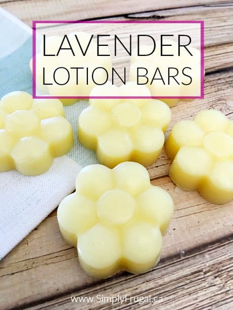 Homemade Lavender Lotion Bars