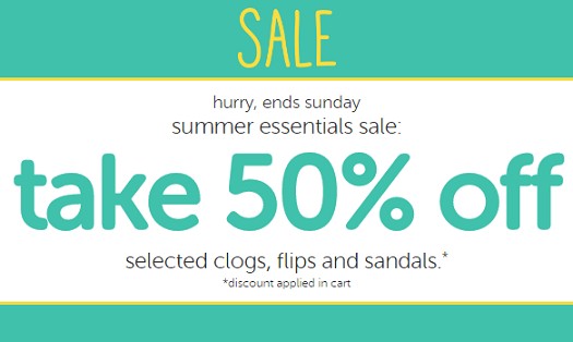 crocs summer sale 50 off