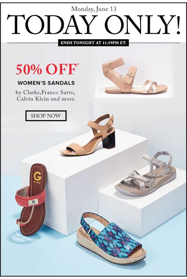 Hudson's Bay: 50% off Women's Sandals