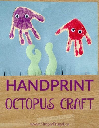 Handprint Octopus Craft