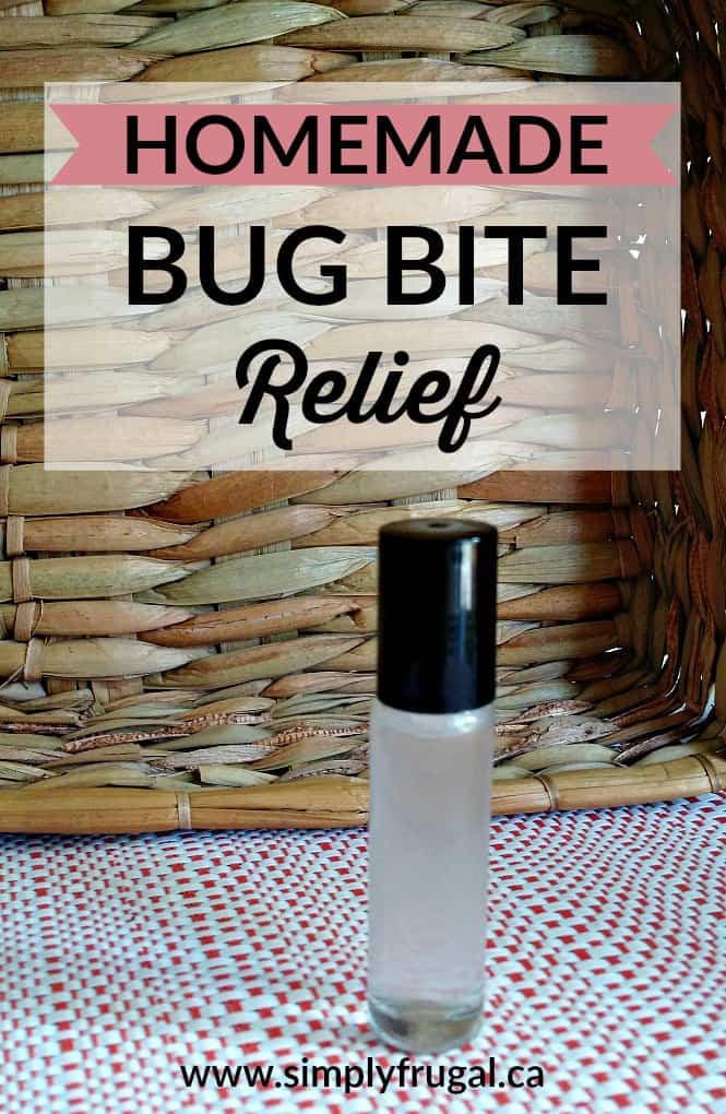 This three ingredient homemade Bug Bite Relief is perfect for calming and cooling pesky bug bites. Give this a try next time you or your kids are scratching those bites like crazy.