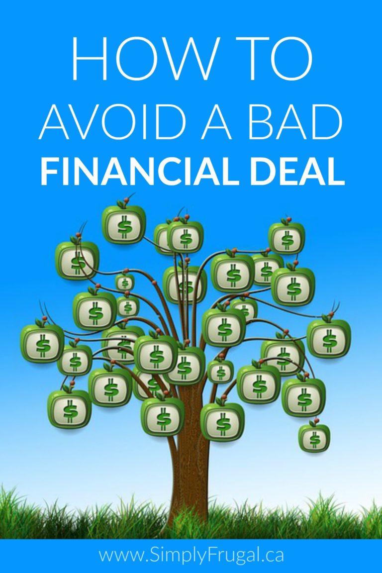 How To Avoid A Bad Financial Deal