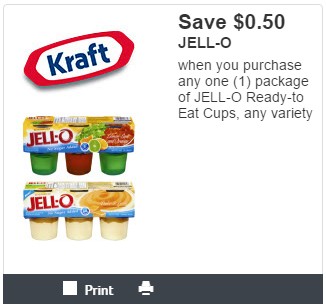 New Printable JELL-O Coupon