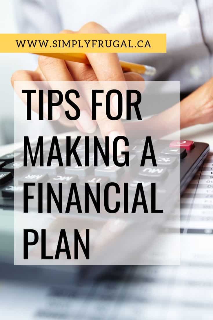 No matter what time of year it is here are 6 tips for making a financial plan. | Money saving tips