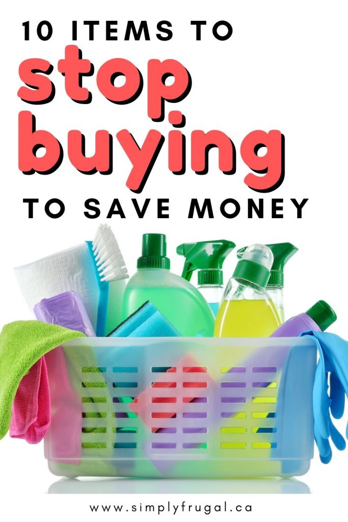 We all need to save money these days. Here are 10 items you can stop buying today and easily replace with less expensive options.