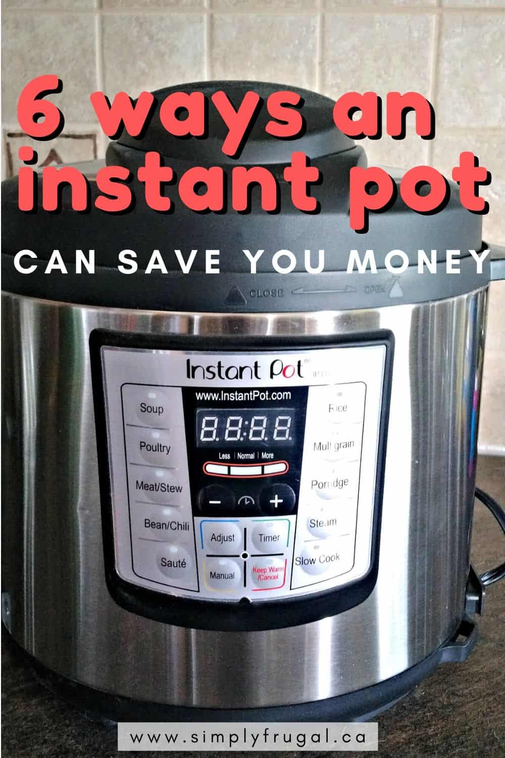 If you're looking for Instant Pot Tips, you'll love these ideas on how owning an Instant Pot can save you money! #instantpot #instantpotips #ip
