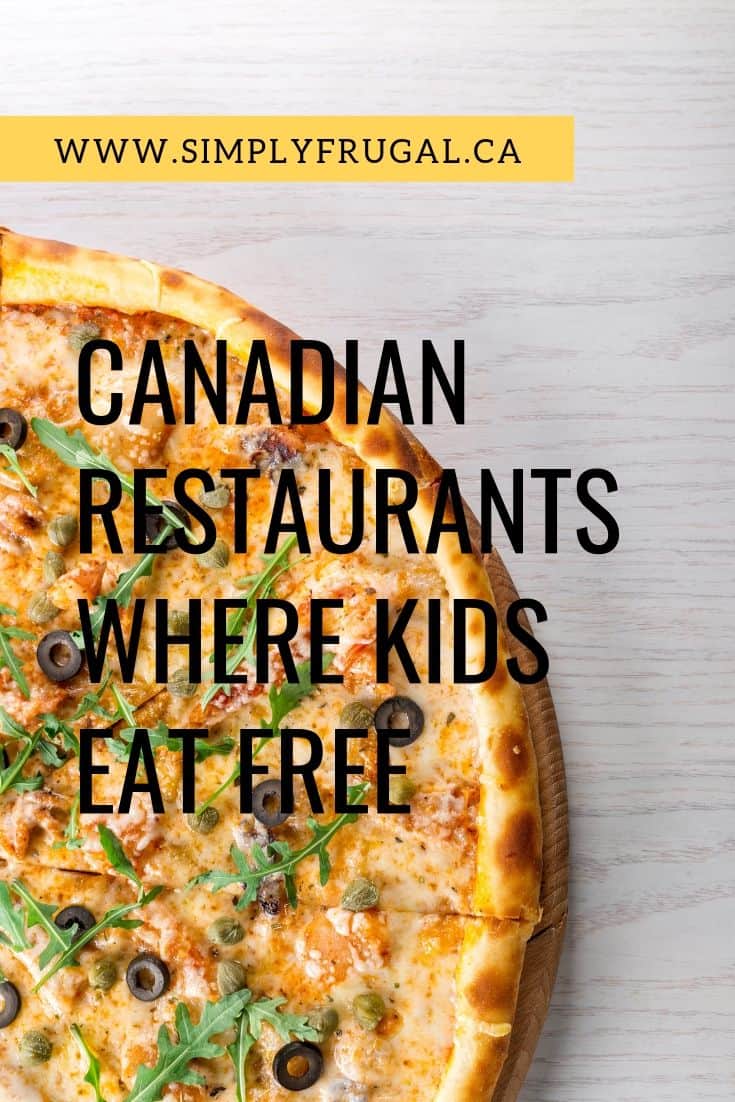 Where kids eat free in Canada