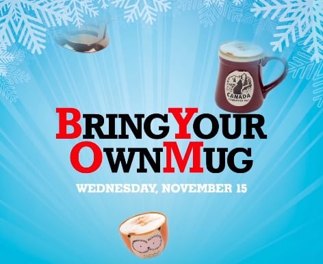 7 Eleven Bring Your Own Mug Day: Free Coffee or Hot Chocolate