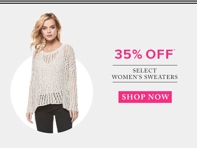 Hudson's Bay: 35% off Women's Sweaters