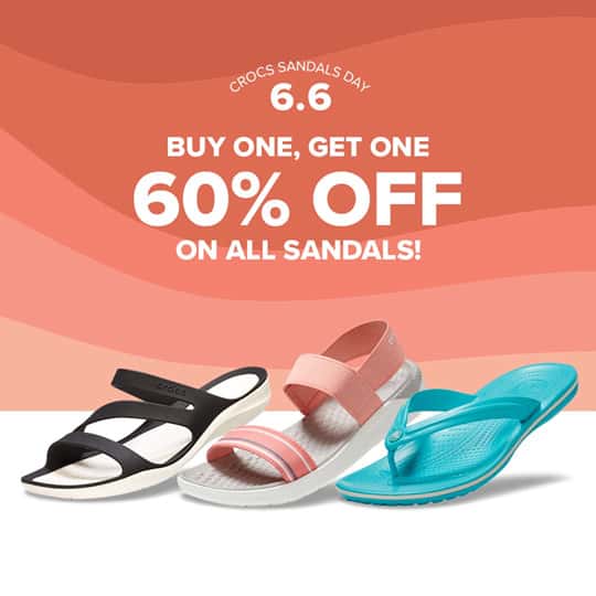 crocs buy 1 get 2 free
