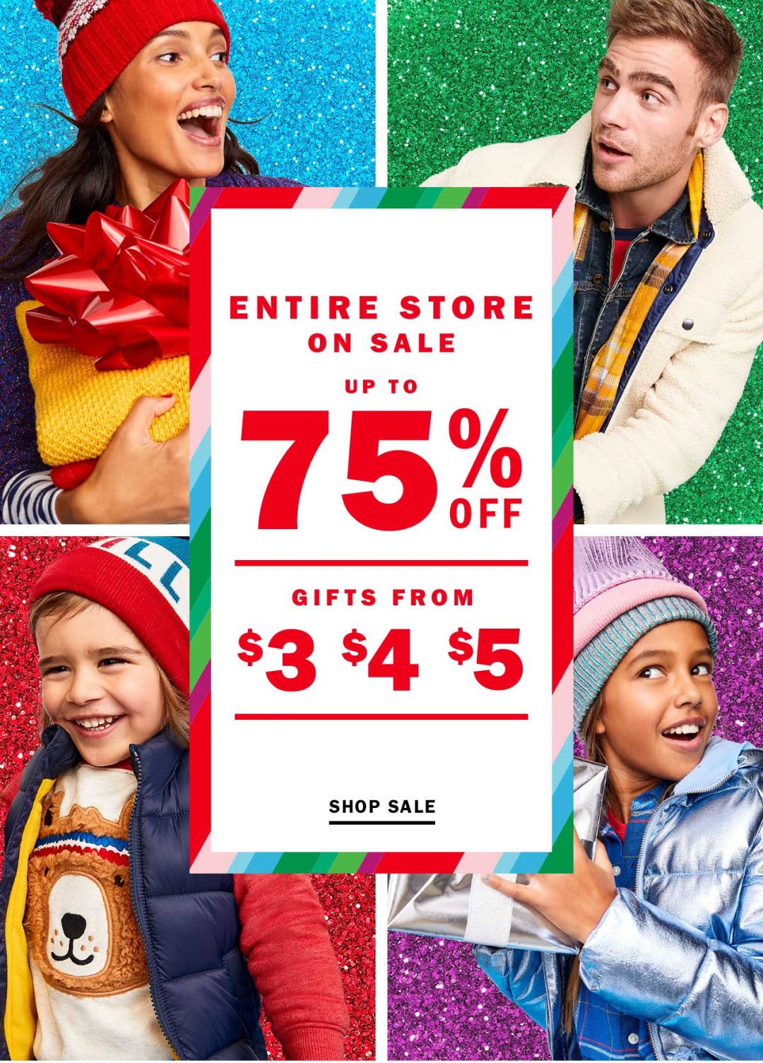 Old Navy Sale: Save up to 75% off Everything