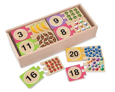 Melissa & Doug Self-correcting Number Puzzle Deal