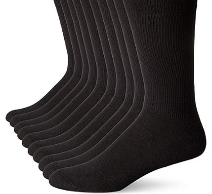 Hanes Men's 10 Pack Crew Socks Deal