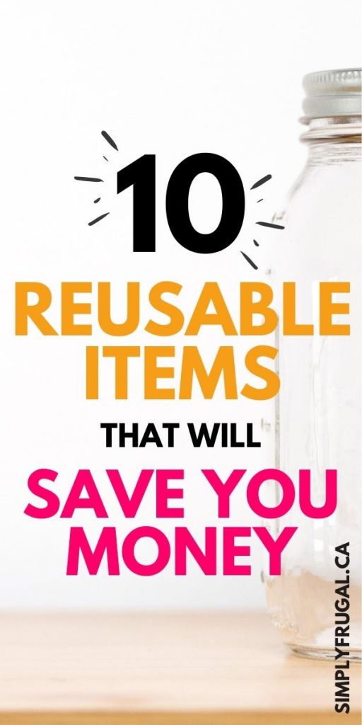 By simply switching out one disposable product for a reusable product, not only will it have a positive impact on our planet, it will also have a positive impact on your wallet!
