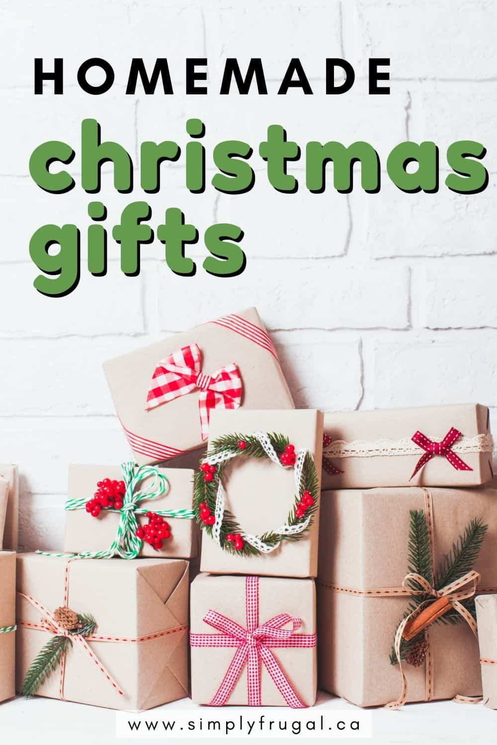 Simply Frugal Holiday Resources   Homemade Christmas Gifts 