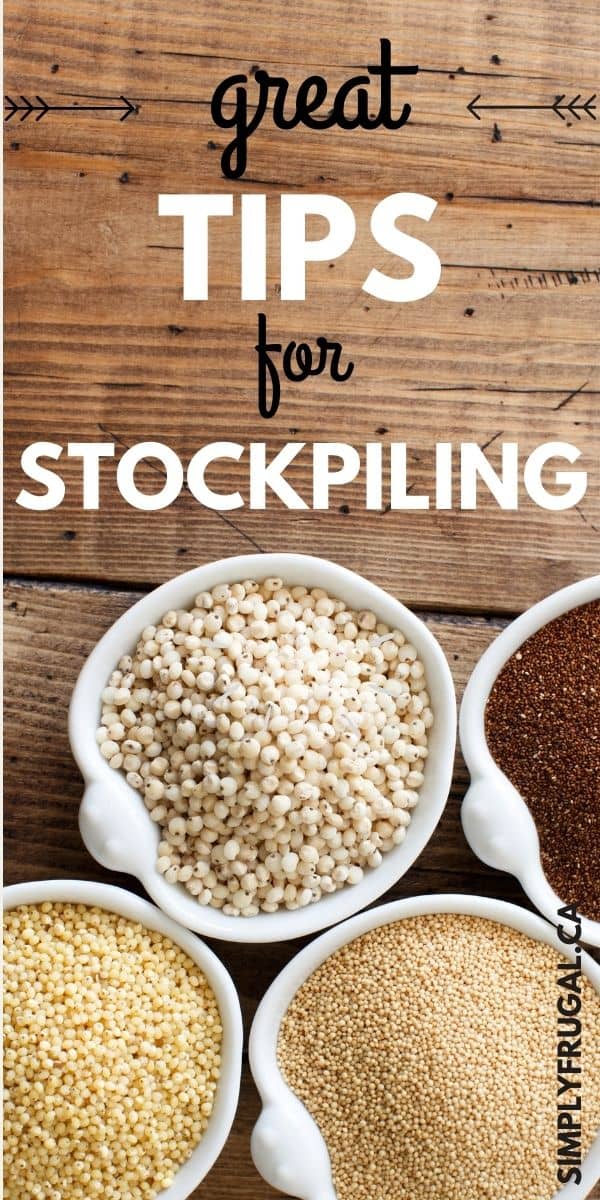 These are fantastic tips for creating a stockpile that won't leave you broke or with food you won't eat!
