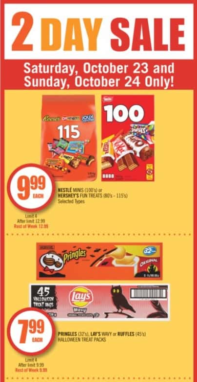 Halloween Candy on Sale at Shoppers Drug Mart