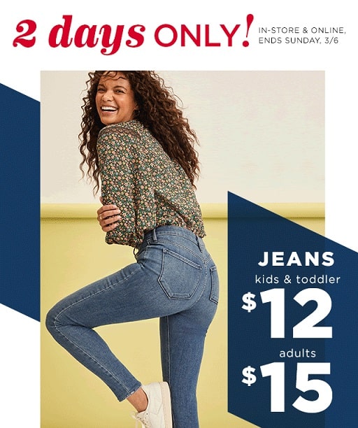 old navy jean sale