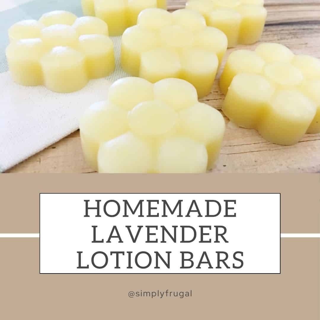 Homemade Lavender Lotion Bars